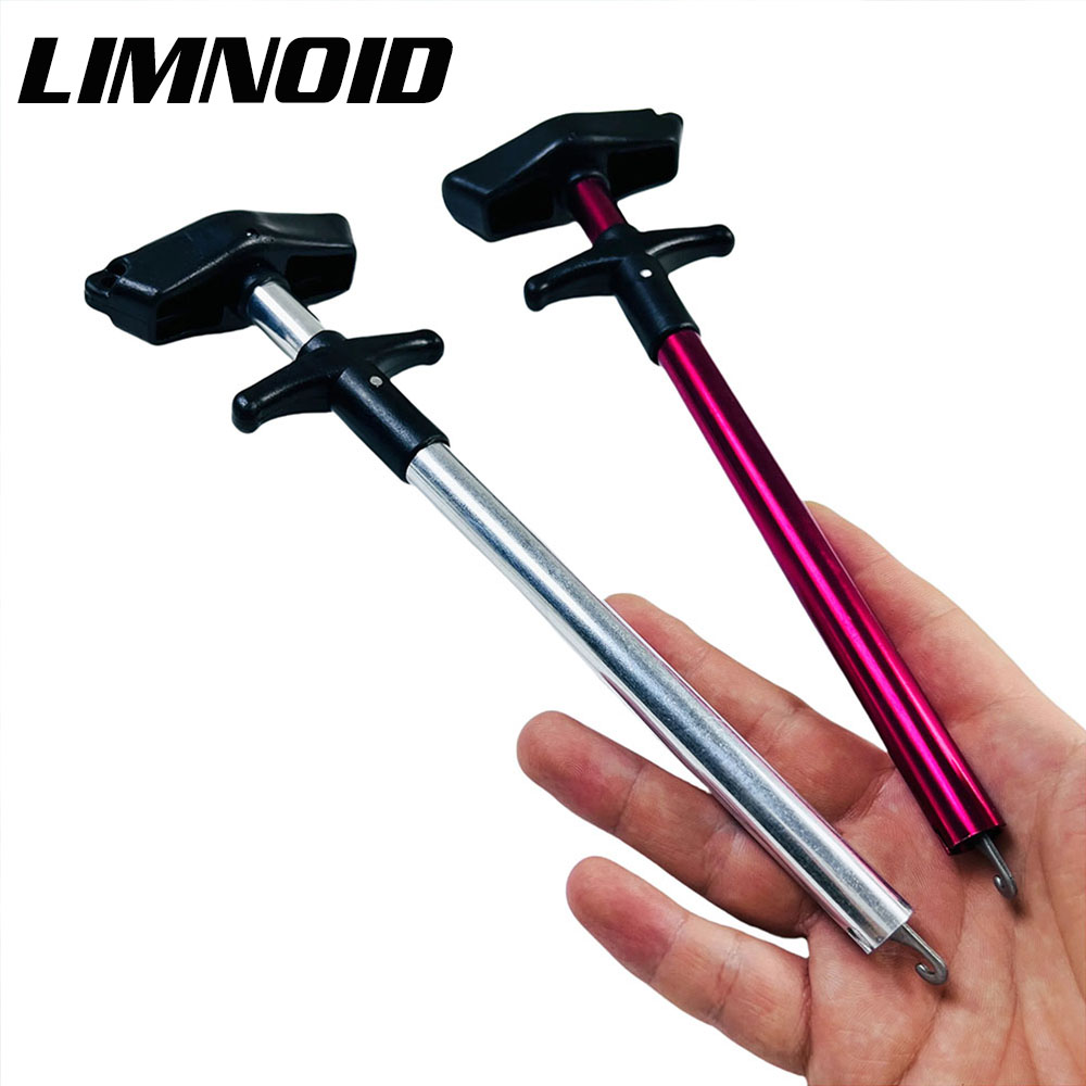 Fishing Rod Building Kit - เครื่องถอดตะขอปลาขนาดใหญ่ Limnoid ตัวเครื่องทำจากอลูมิเนียมอัลลอยด์ หัวตะขอทำจากสแตนเลส ดีไซน์น้ำหนักเบาเพื่อการถอดตะขอตกปลาได้ง่าย