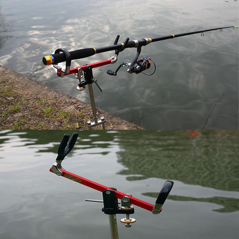 Fishing Rod Casting - 1ชิ้นที่ถอดออกได้ตกปลาพับได้ขาตั้งสนับสนุน,Ground แทรกเครื่องมือสำหรับมือ/ขั้วโลก