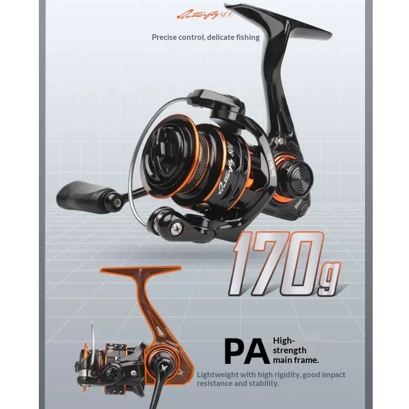 Abu Garcia Reel Revo - รอกตกปลาแบบ Butterfly Spinning Reel ขนาด 800