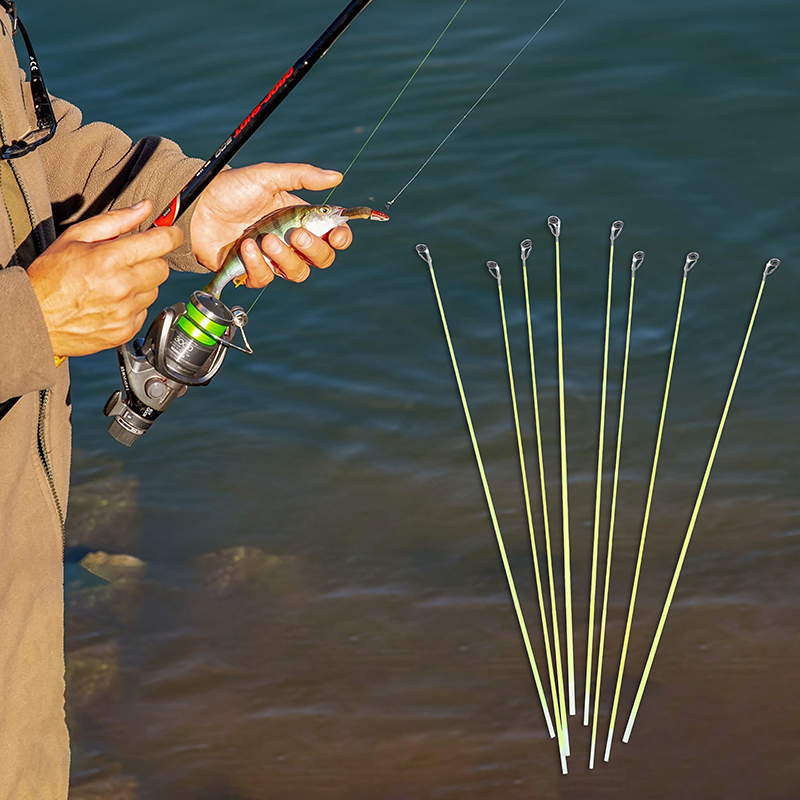 Fishing Rod Building Kit - ปลายคันเบ็ดตกปลาแบบไฟเบอร์กลาส ขนาด 42 ซม. จำนวน 5