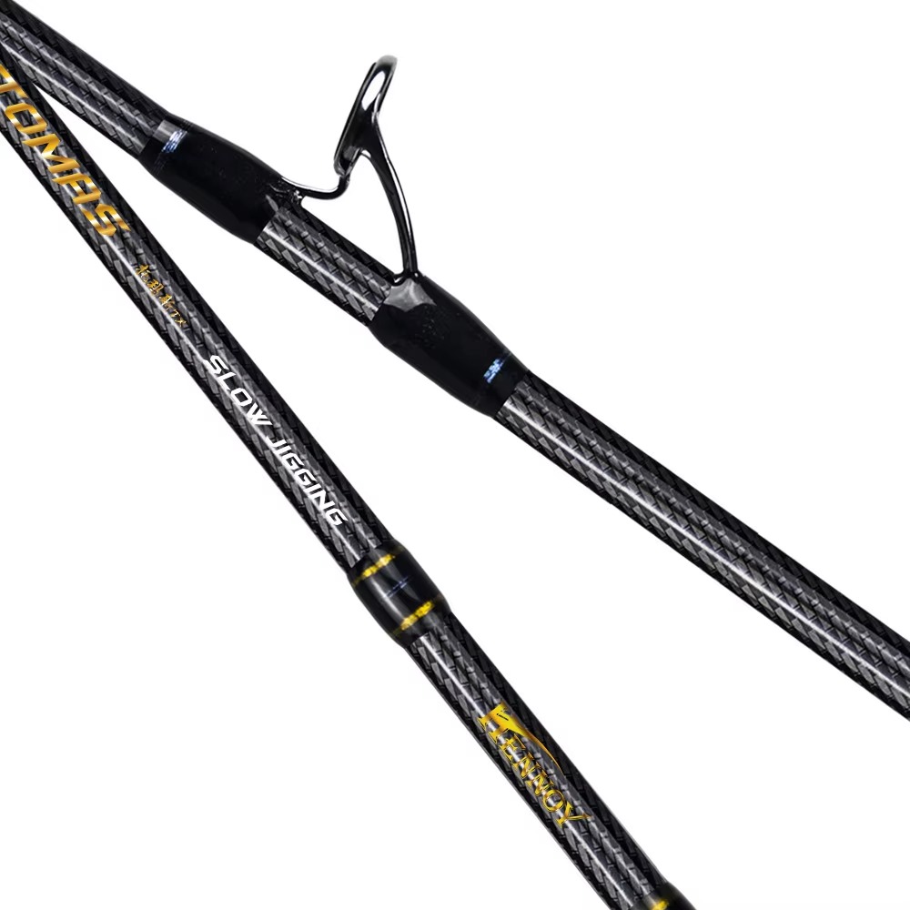 Fishing Rod Casting - คันเบ็ดตกปลาแบบสโลว์จิ๊กกิ้งคาร์บอนสูงแบบขายส่ง 2 ท่อน สำหรับตกปลาทะเล