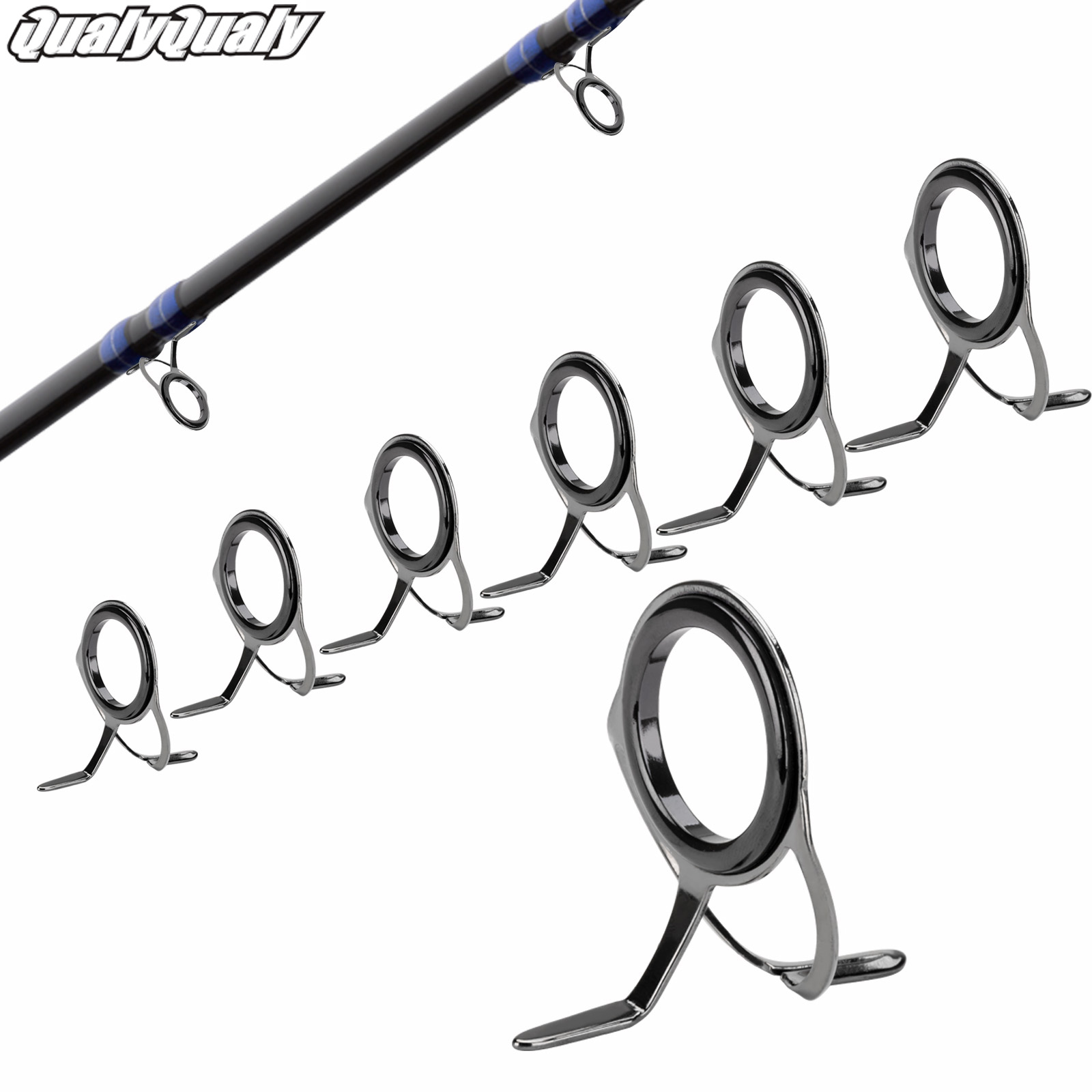 7pcs Fishing Rod Guides ชุดซ่อ - Fishing Rod Guide Replacement บทวิจารณ์และราคา