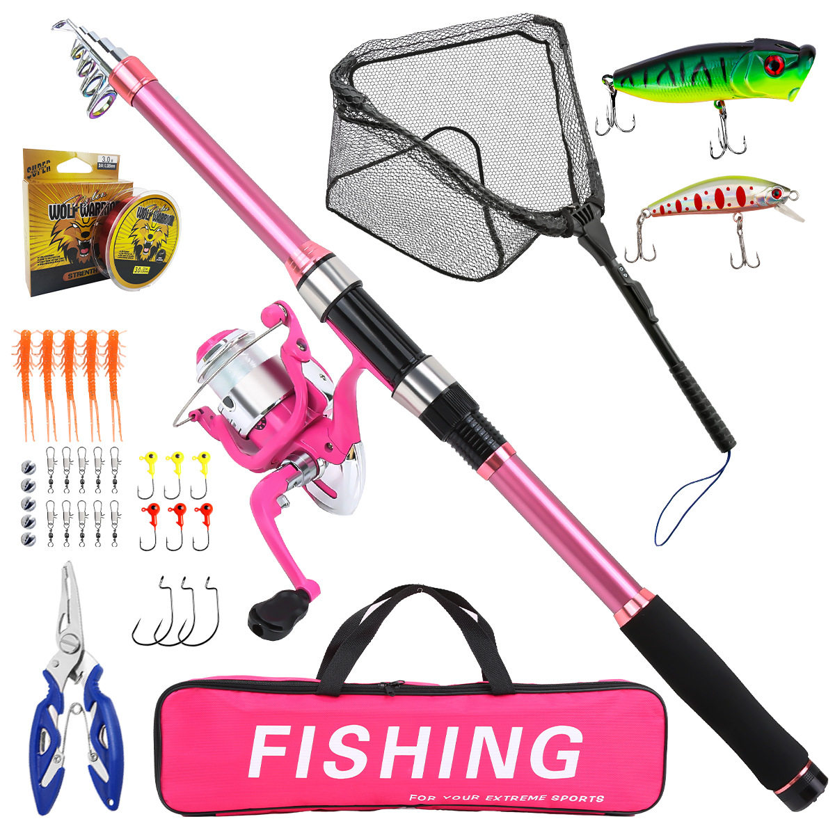 ชุดคันเบ็ดตกปลาแบบครบชุด พร้อม - Fishing Rod Combo บทวิจารณ์และราคา