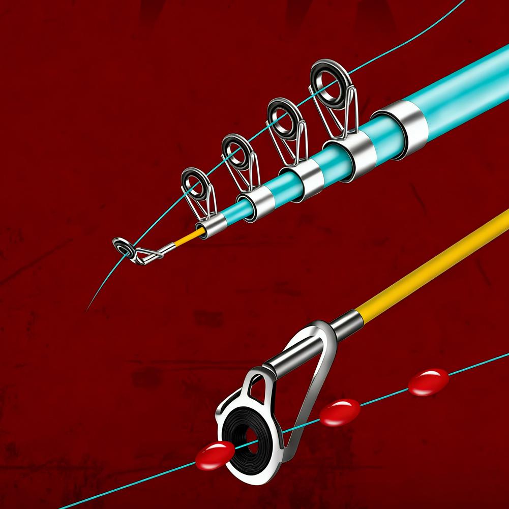 ชุดซ่อมปลายคันเบ็ด 10 ชิ้น ชุด - Fishing Rod Guide Replacement บทวิจารณ์และราคา