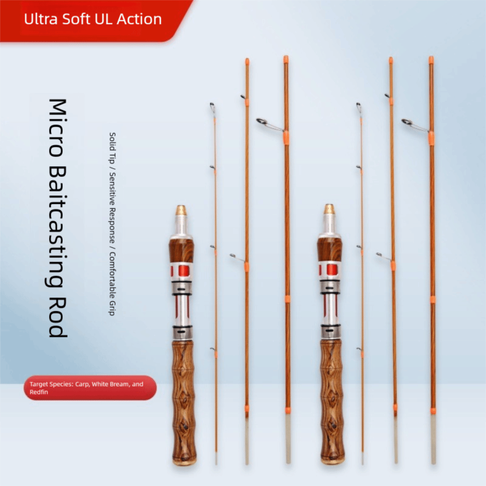 คันเบ็ดตกปลาแบบสปินนิ่ง 4 ท่อน - Fishing Rod Carbon Fiber บทวิจารณ์และราคา