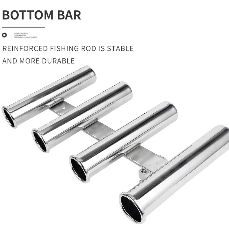 ที่วางคันเบ็ดสแตนเลส 4 ท่อ สำห - Fishing Rod Holder บทวิจารณ์และราคา
