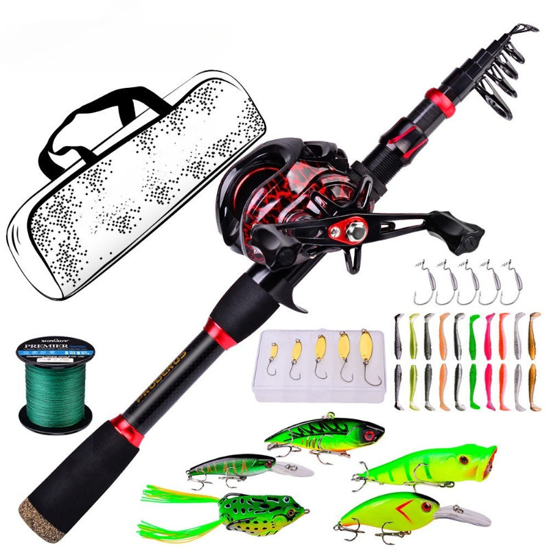 ชุดคันเบ็ดคาร์บอนไฟเบอร์แบบยาว - Fishing Rod Carbon Fiber บทวิจารณ์และราคา