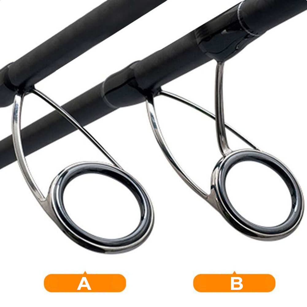 9ชิ้นชิ้นชิ้นชิ้นเบ็ดตกปลาไกด์ - Fishing Rod Guide Replacement บทวิจารณ์และราคา