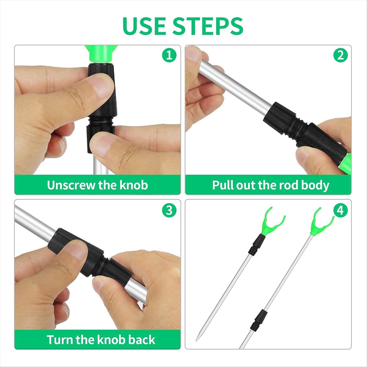 [MEGAL SALE]ที่วางคันเบ็ดแบบยื - Fishing Rod Holder บทวิจารณ์และราคา