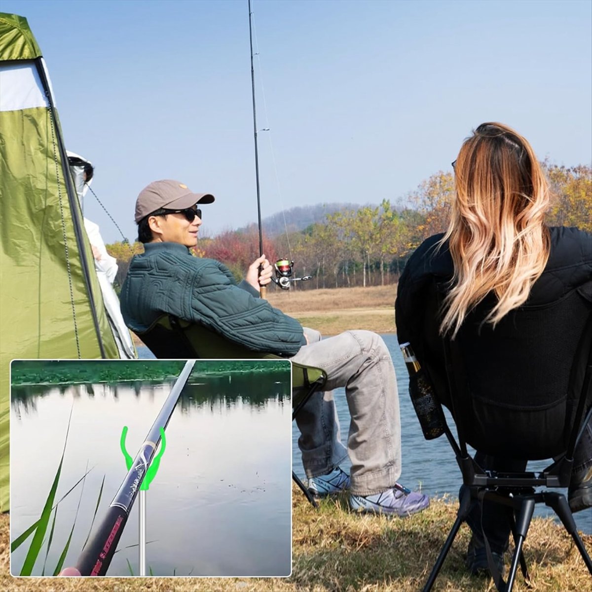 [MEGAL SALE]ที่วางคันเบ็ดแบบยื - Fishing Rod Holder บทวิจารณ์และราคา