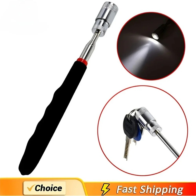ปากกาแม่เหล็กแบบยืดหดได้พร้อมไ - Fishing Rod Travel บทวิจารณ์และราคา