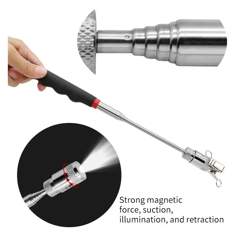 ปากกาแม่เหล็กแบบยืดหดได้พร้อมไ - Fishing Rod Travel บทวิจารณ์และราคา