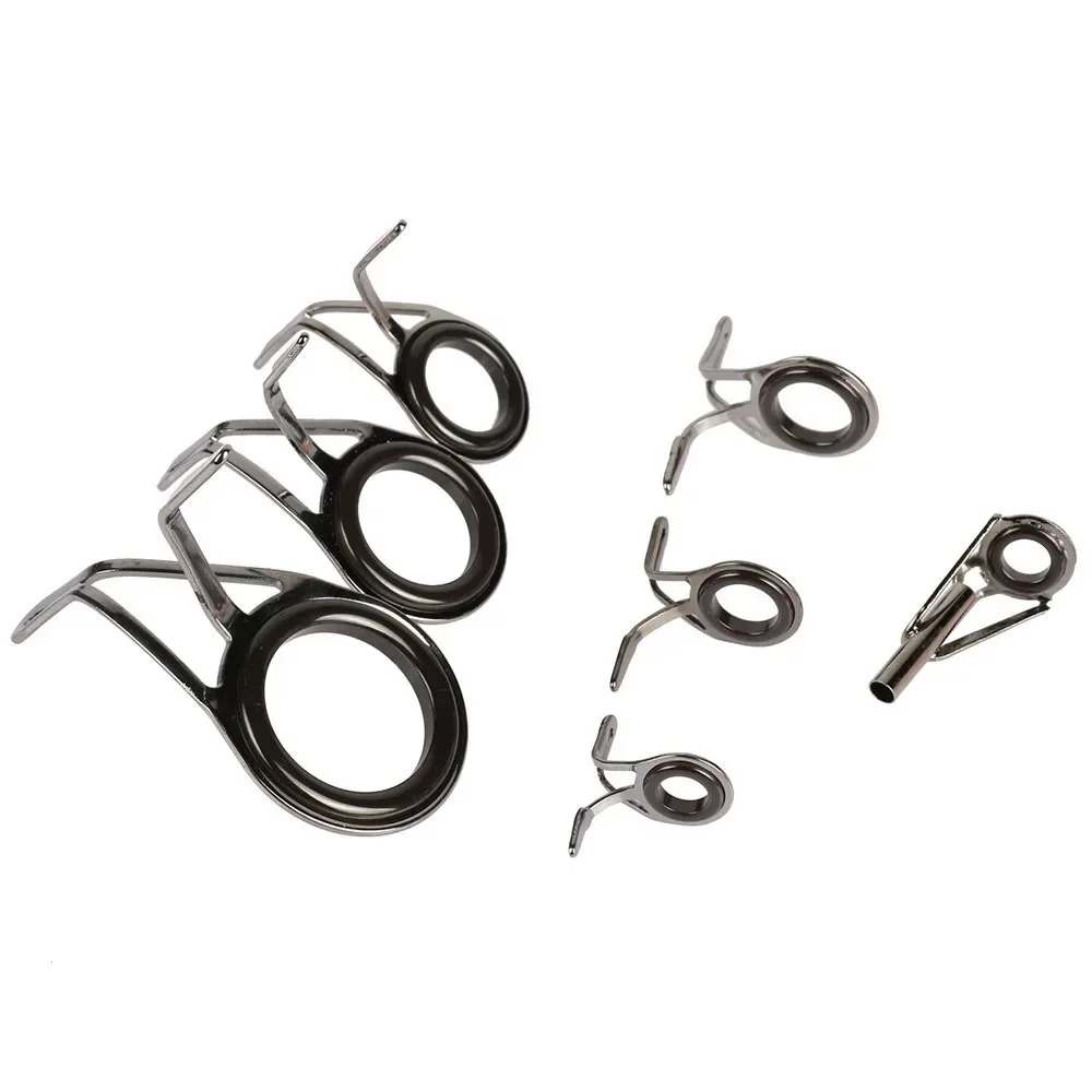 7 ชิ้น/เซ็ตตกปลาสแตนเลสชุดซ่อม - Fishing Rod Guide Replacement บทวิจารณ์และราคา
